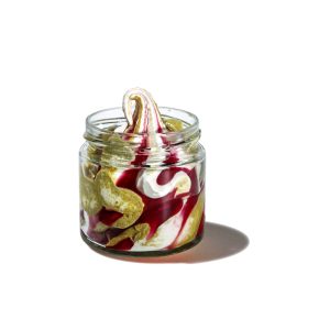 Őrség zöld aranya - Fehércsokoládés jégkrém tökmagos, kekszes szósszal