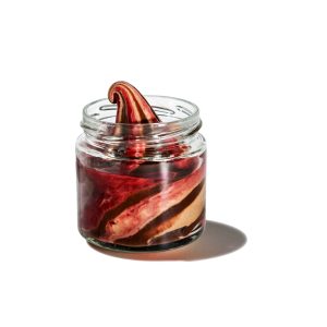 Rumos-meggyes csokoládé - Csokoládé jégkrém rumos meggyes szósszal