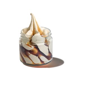 Sós Karamella - Sós karamellás jégkrém karamell ízű öntettel