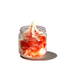 Vanília-Eper - Vanília jégkrém epres szósszal